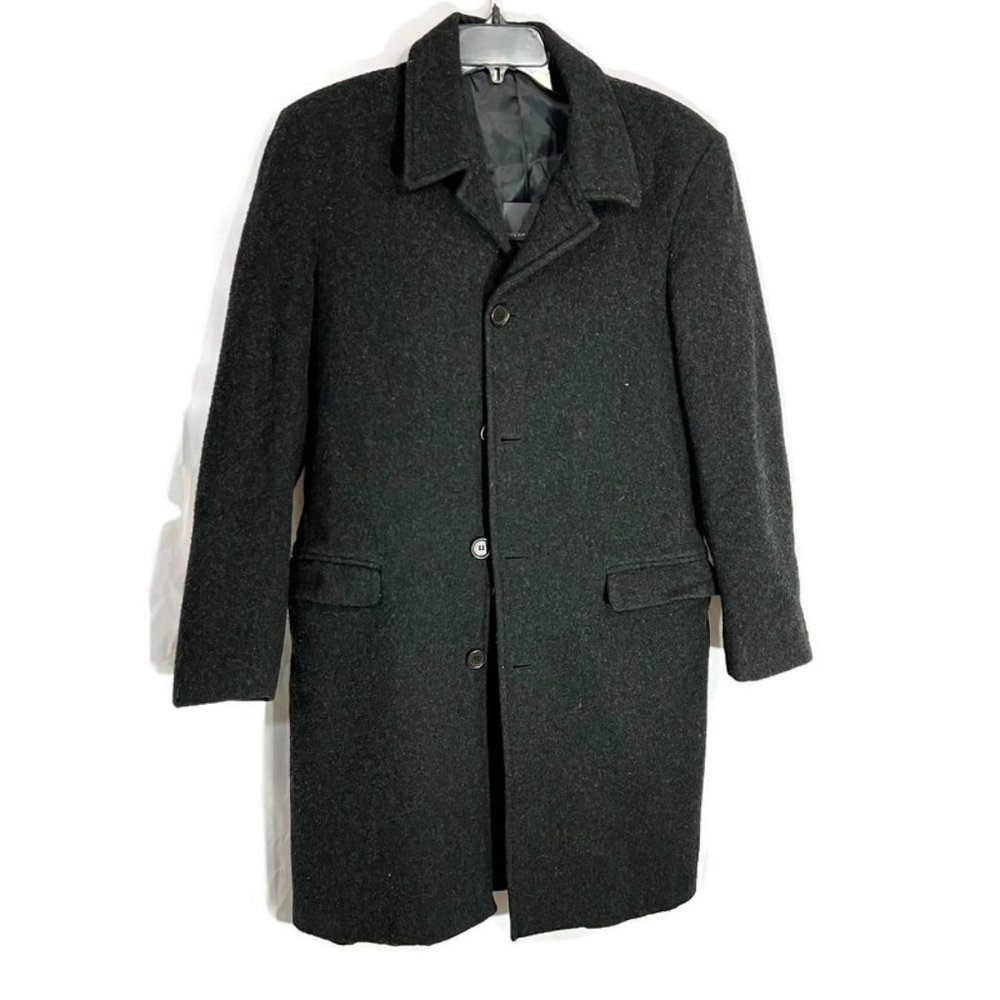 CELOP HOMBRE MENS COAT BLACK SIZE S - Picture 1 of 11